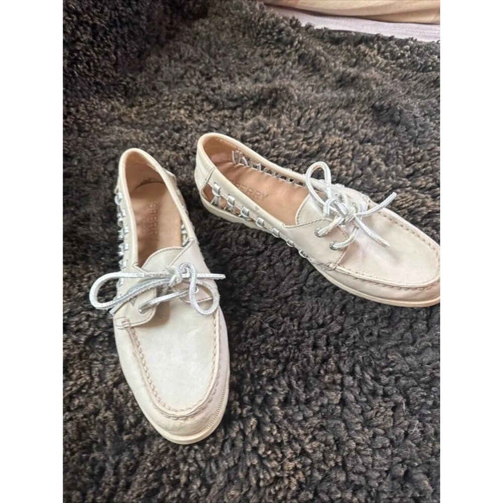 Sperry Top siders off white size 9M
